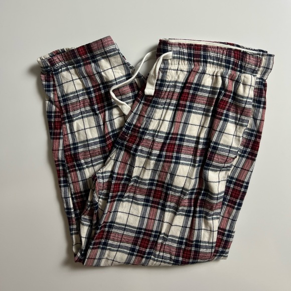 Abercrombie & Fitch Soft A&F Sleep Pajama Joggers, Red Plaid Flannel, Size XL - Picture 1 of 4